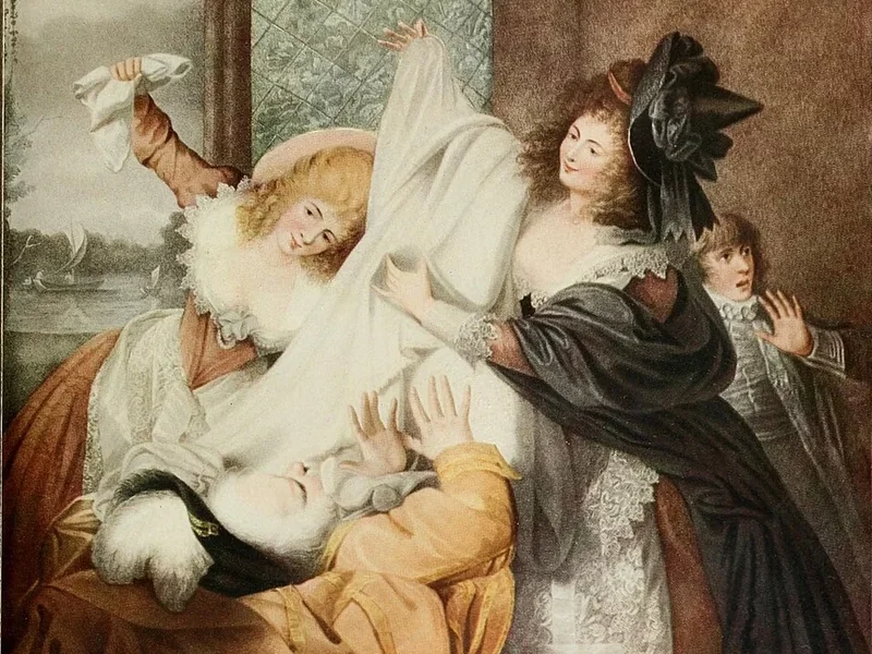 1764-Jean-Pierre Simon - Le allegri comari